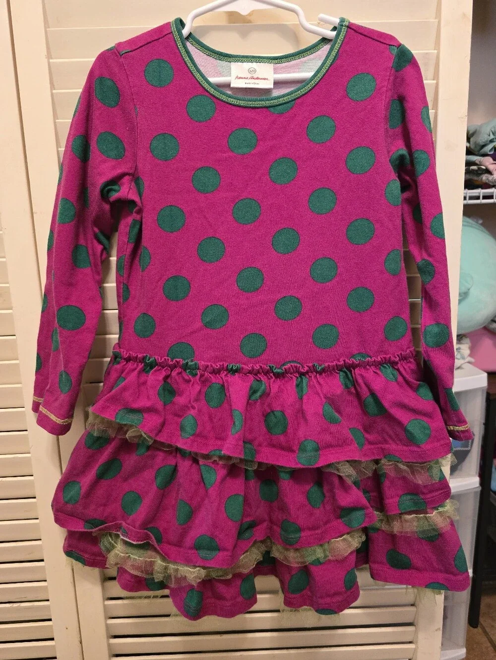Hanna Anderson Ruffle Party Dress
